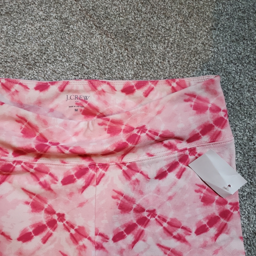 J.Crew tie & dye print crop leggings, medium, pink - Picture 6 of 8